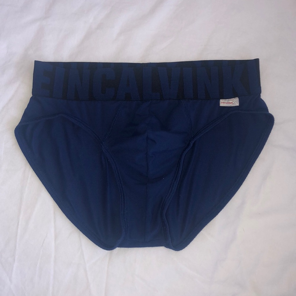 Calvin Klein Navy Blue Brief